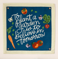 Embroidered Canvas Banner