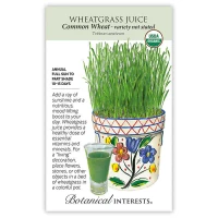 Wheatgrass Juice Seeds - Organic made by Botanical Interests here at Twin Oaks Nursery & Supply