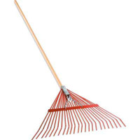 Corona 24" Shrub Fan Rake Wood Handle made by CORONA here at Twin Oaks Nursery & Supply