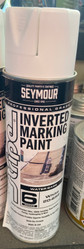 Paint White 20 oz Marking Paint made by here at Twin Oaks Nursery & Supply
