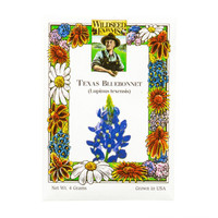 Texas Bluebonnet Seeds - 2 Grams made by Wildseed Farms here at Twin Oaks Nursery & Supply