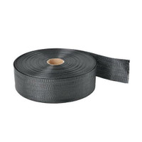 Tree Tie Webbing, a roll of black woven webbing used for securing and supporting trees.