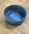 Round Succulent Pot w/ Saucer 7.5" made by here at Twin Oaks Nursery & Supply