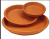 Terra Cotta - Saucer CM25 (9.8") made by Deroma here at Twin Oaks Nursery & Supply