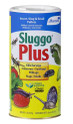 Monterey Sluggo Plus - 1 lb, container of insect, slug, and snail pellets for organic gardening, featuring images of a slug, snail, and various pests on the packaging.