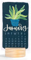Mini Desk Calendar with Wooden Block made by 1canoe2 here at Twin Oaks Nursery & Supply