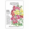 Snapdragon Seeds made by Botanical Interests here at Twin Oaks Nursery & Supply