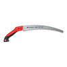 CORONA 13-inch Pruning Saw Corona MAX, ergonomic design with red and black handle and sharp curved blade for pruning branches.
