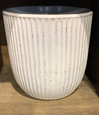 Antique Drop in Pot 8" White Asst