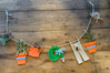 Gardening Mini Felt Clothesline Banner made by here at Twin Oaks Nursery & Supply