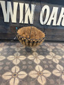 Hanging Basket (Metal) with Coco liner made by here at Twin Oaks Nursery & Supply