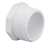 Plug - PVC - Threaded made by Lasco here at Twin Oaks Nursery & Supply