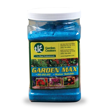 Garden Max Fertilizer (20-20-20) by Sure Green at Twin Oaks
