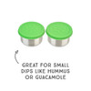 Lunchbots Medium (2.5 oz) Stainless Steel Dip Containers (Set of 2)