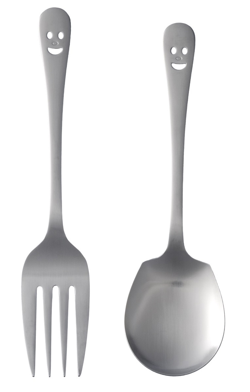 Happy Face Stainless Steel Serving Utensil