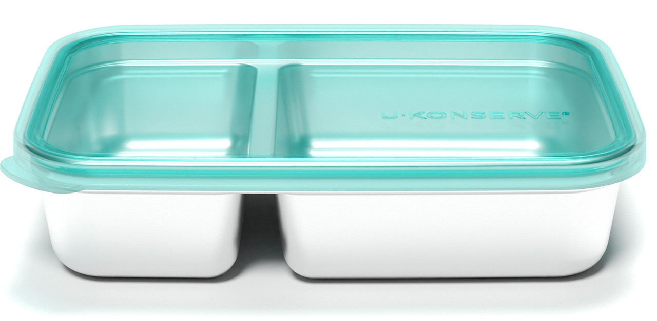 Ukonserve 2 Compartment Stainless Steel Food-Storage Container