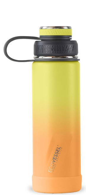 Ecovessel 24oz Wave Tritan Plastic Water Bottle With Straw Top