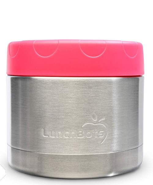 LunchBots 16oz Thermos Stainless Steel Wide Mouth - Insulated Thermos With  Vented Lid - Keeps Food Hot or Cold for Hours - Leak-Proof Portable Thermal