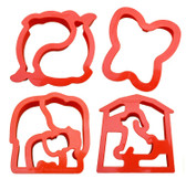 Lunchpunch Sandwich Critter Cutters (4-pack)