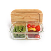 Life Without Waste Divided Glass Lunch Container