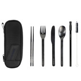 EcoVessel Wanderware 6-Piece Reusable Stainless Steel Utensil Set