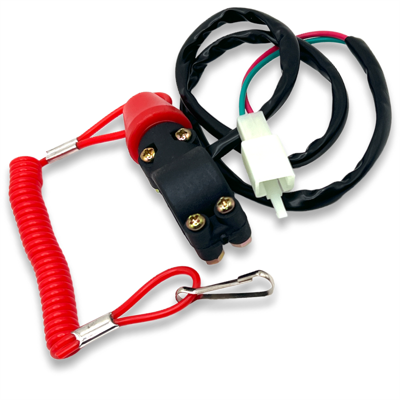 Auto Parts Pocket Bike Off Tether Stop Kill Switch Botón Para