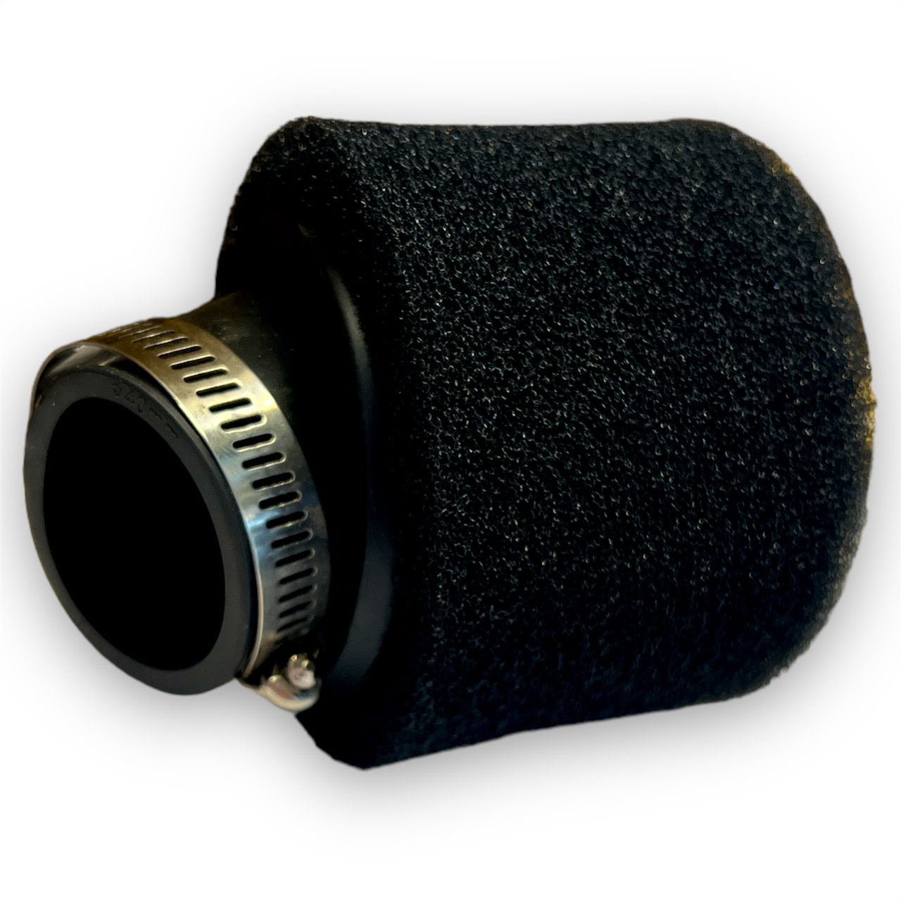 Red Angled 40mm Double Foam Air Filter For Pit Bikes & Dirt Bikes (50cc-110cc)