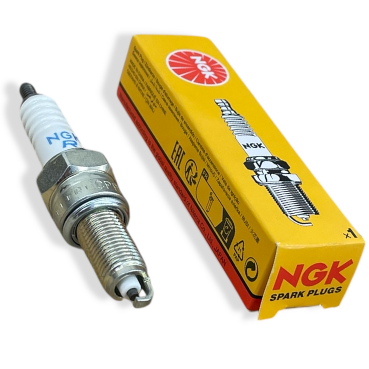 CPR8EA-9 Pit Bike Spark Plug for Zongshen 190cc - Red Circles