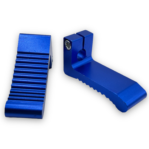 Blue Mini Moto Heavy Duty Footpegs