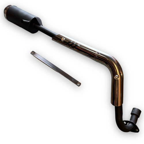 Black CRF50 Pit Bike Exhaust System