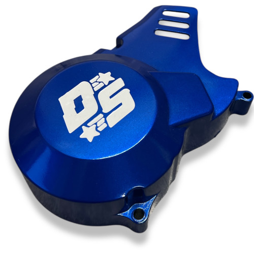 Blue DEEP STATE Pit Bike Ignition Cover