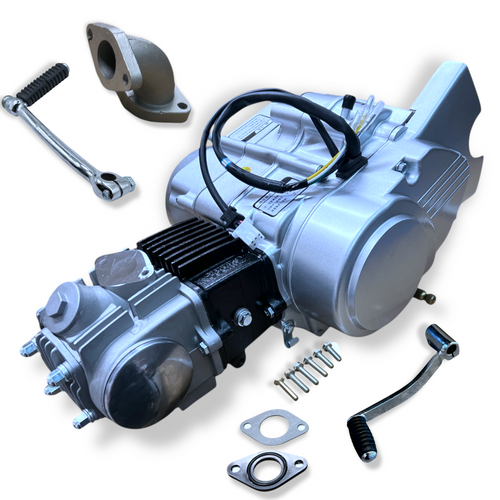 90cc Semi-Automatic Kick Start Pit Bike Engine – Red Circles