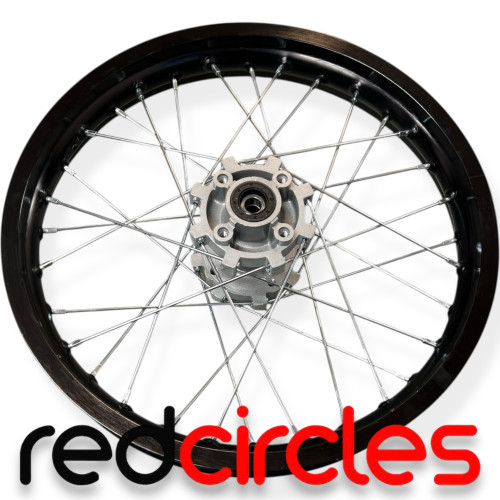 Black 18" 250cc Pit Bike Rear Wheel