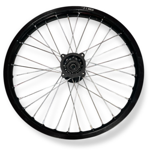 Black 19" RXF / RFN Pit Bike Front Wheel 