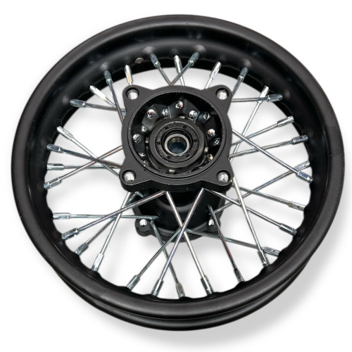 Black 10" SDG Pit Bike Rear Wheel