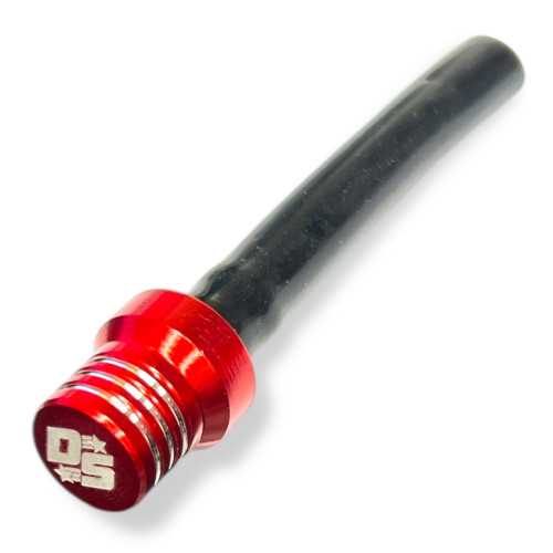 Red DEEP STATE Pit Bike Fuel Tank Breather Hose