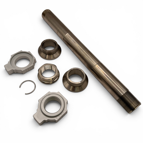 KTM XC-F 250 350 450 Rear Axle With Blocks & Nut 2013 - 2022