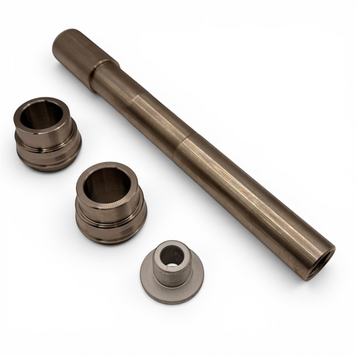 KTM XC XC-F 125 250 300 Front Axle With Spacers & Nut 2015 - 2022