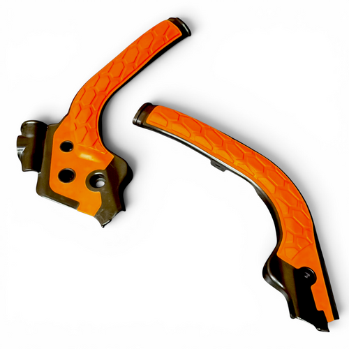 Black / Orange KTM XC-W 150 250 300 Frame Guard 2016 - 2018