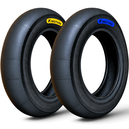 Yellow 100/90 R12 Blue120/80 R12 KingTyre Pair