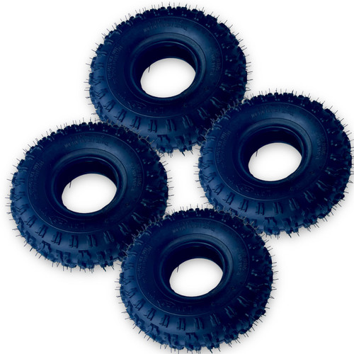 4x MINI QUAD TYRES - SIZE 4.10-4