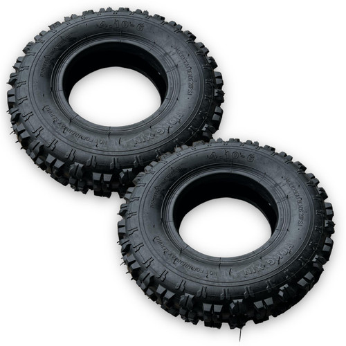 2x MINI QUAD TYRES - SIZE 4.10-6