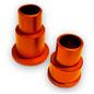 Orange CNC SurRon Chain Rear Wheel Spacers