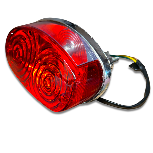 Round Atv Red Rear Brake Light