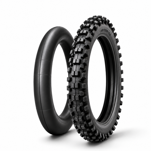 60/100-14 Pit Bike Front Tyre With Inner Tube