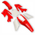 Red Apollo / Akuma Assassin Pit Bike Plastics Set