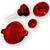 Red Zongshen 190cc Pit Bike CNC Dress Up Kit