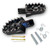 Black DEEP STATE CNC Pit Bike Footpegs
