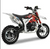 Black XTM PRO-RIDER 50cc Mini Dirt Bike Plastics
