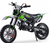 Black Funbikes Cobra-R Mini Dirt Bike Plastics